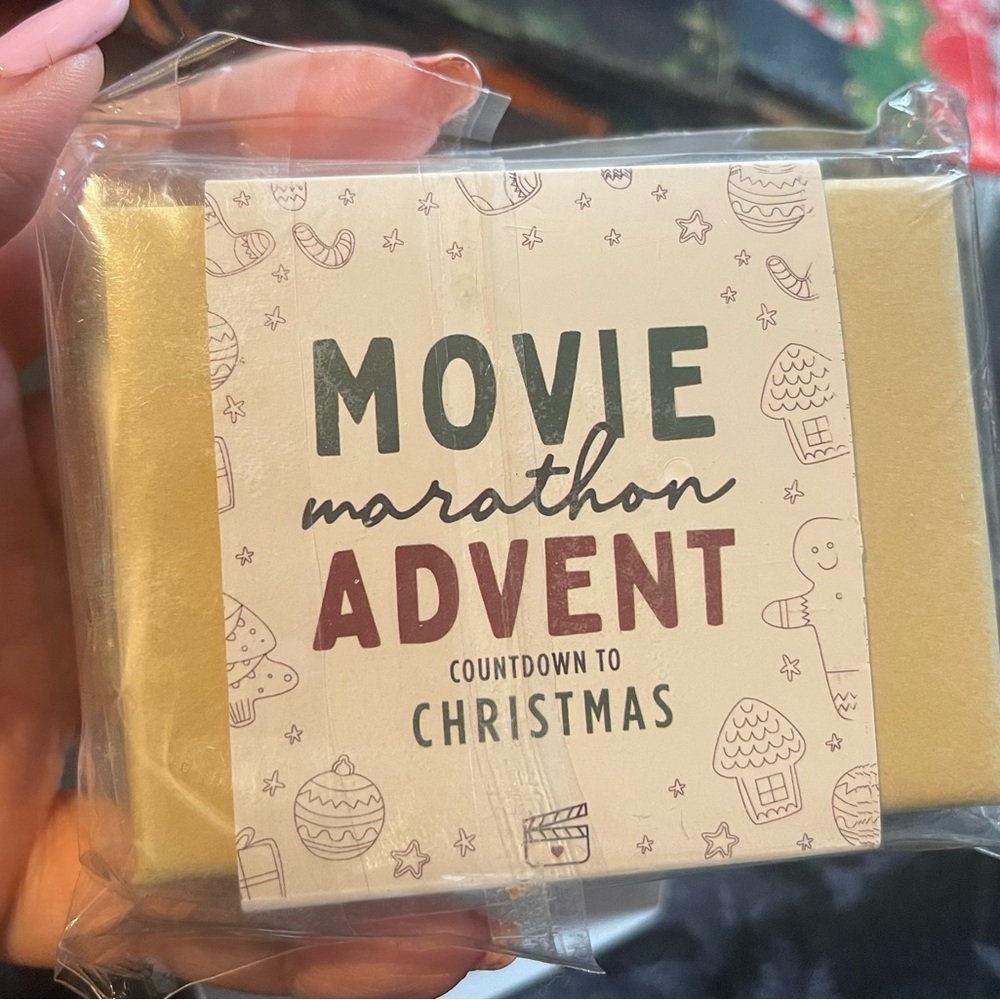 24Pcs Christmas Advent Calendar, Cards with Christmas Movies and Some Trivia
